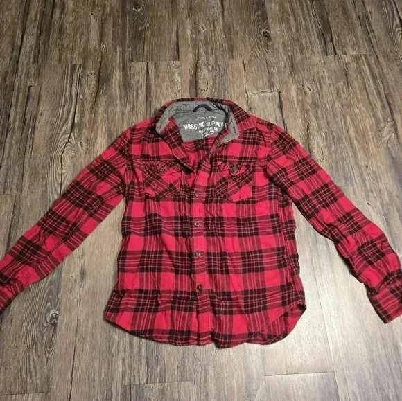 Mossimo Supply Co. Tops - Mossimo Red and Black Plaid shirt